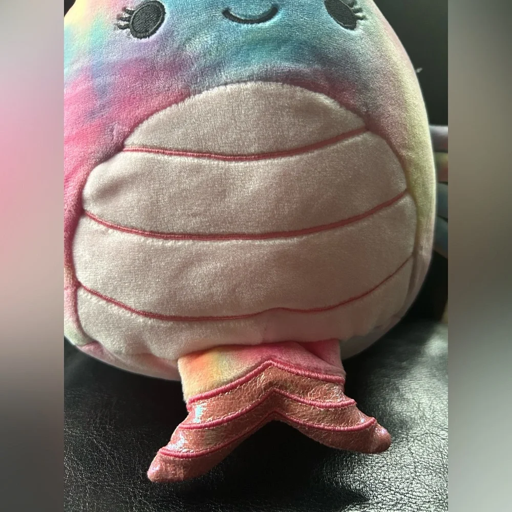 Squishmallows Candies Rainbow Tie dye Shrimp NWT